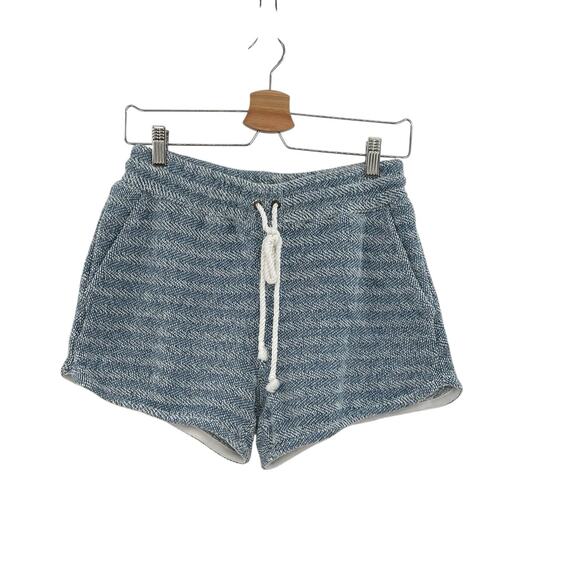 Faherty Pants - Faherty Whitewater Sweatshorts Shorts Drawstring Blue Size Small
